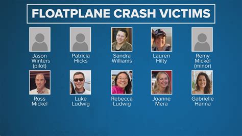 All 10 Whidbey Island Floatplane Crash Victims Identified