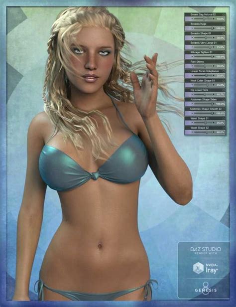Genesis 8 Female Body Morph Resource Kit 3 3d
