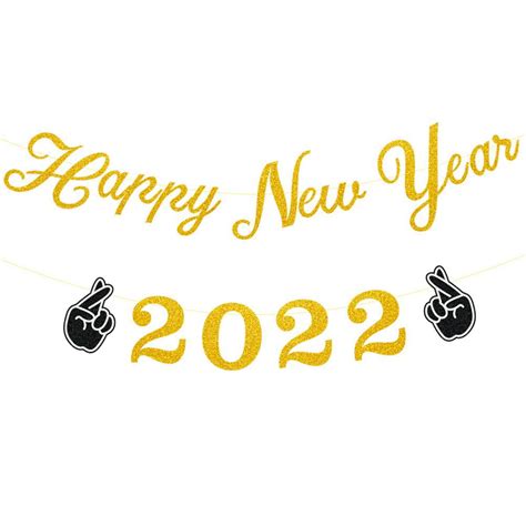 imshie happy new year decorations gold glitter happy new year banner happy new year banner