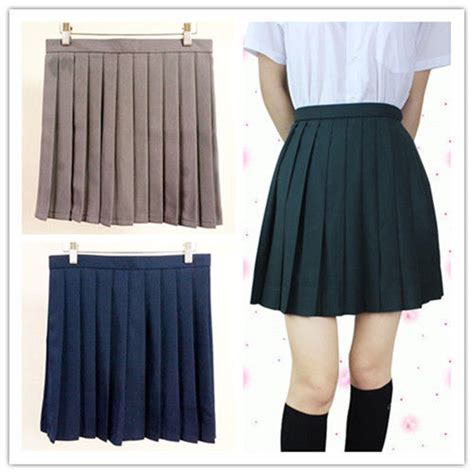 Japanese School Uniform Skirt High Waist Jk Student Girls