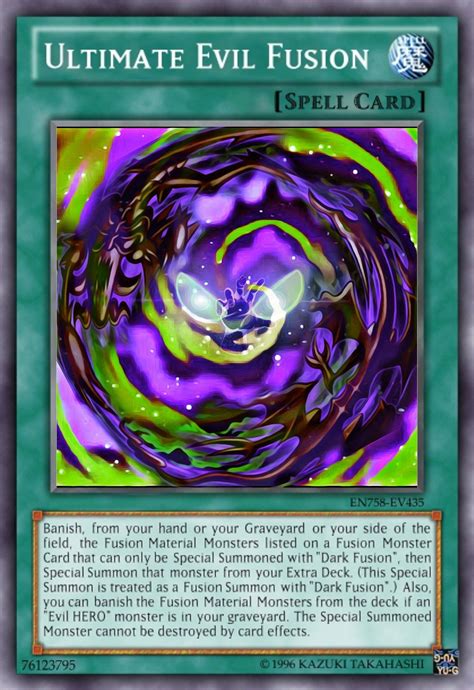 Ultimate Evil Fusion Monster Cards Yugioh Cards Cards