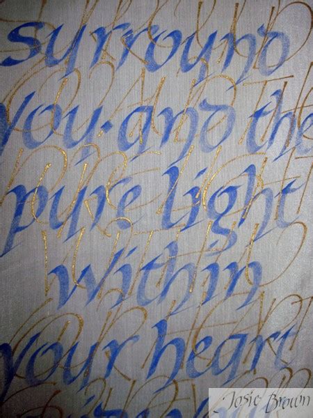 Josie Brown Calligraphy Heraldry Illumination Contemporary Gallery