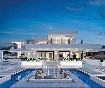 Luxury Modern Dream Architecture Mansion Exterior Villa