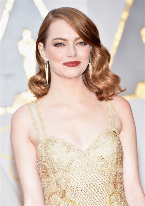 Emma Stone Oscars 2017 Red Carpet In Hollywood Celebmafia