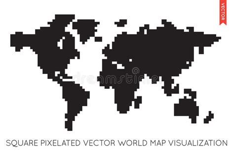 Mapa Del Mundo Plano Infographic Del Vector Correspondencia Del Mundo