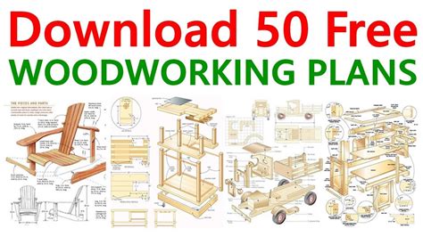 Download 50 Free Woodworking Plans And Diy Projects Youtube