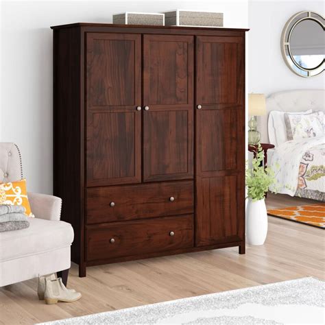 More pictures about wardrobe armoire bedroom furniture ideas romantic below. Grain Wood Furniture Shaker Wardrobe Armoire & Reviews ...