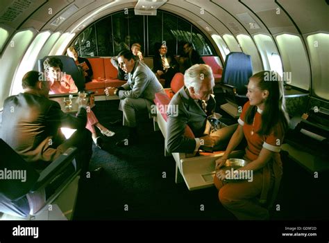 Upper Deck Lounge For First Class And Business Class Passengers On The
