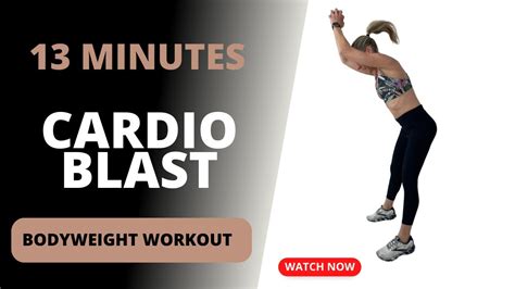 Cardio Blast Bodyweight Workout No Repeats Do Anywhere Youtube