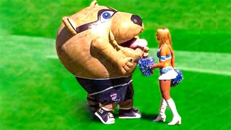 20 Funniest Mascot Moments In Sports Youtube