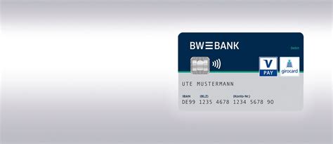 Jeden monats im elektronischen postfach deines banking. BW-BankCard plus | BW-Bank