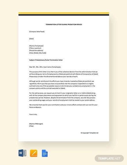 We did not find results for: 12+ Probation Termination Letter | Free & Premium Templates