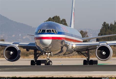 N346an American Airlines Boeing 767 300er At Barcelona El Prat