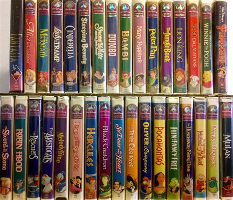 Walt Disney Masterpiece Collection Vhs Tapes Sleeping Beauty Lion Hot