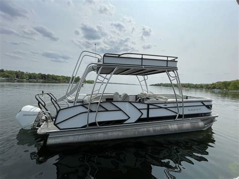 25 Premium Double Decker Slide Pontoon Green Lake Marina