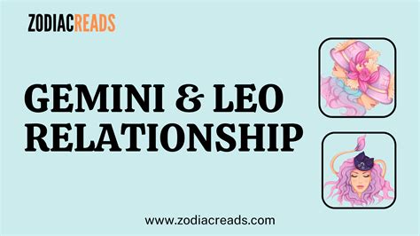 Gemini And Leo Compatibility Zodiacreads