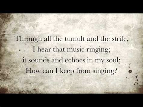 By emi christian music publishing)thankyou music (admin. How Can I Keep from Singing with Lyrics - YouTube