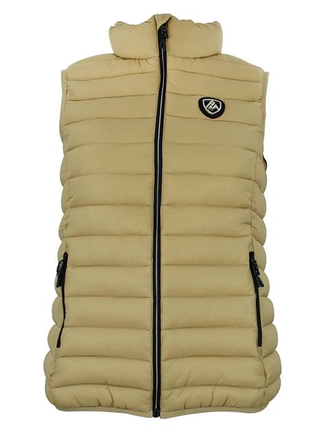 Peak Mountain Doorgestikte Bodywarmer Acoti Beige Goedkoop Kopen Limango