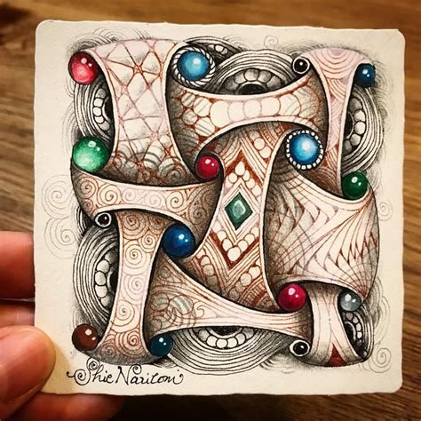 Intricate Geometric Zentangle Drawings Click The Image For More Art