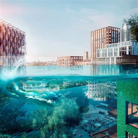 The Worlds First Floating Sky Pool Is Opening 10 Storeys High In