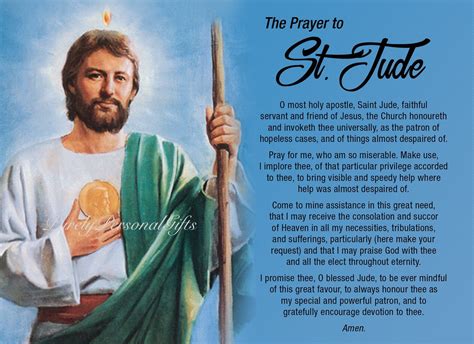 Printable St Jude Prayer
