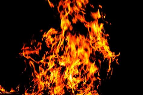 Premium Photo Fire Flame Texture Burning Material Backdrop Burn