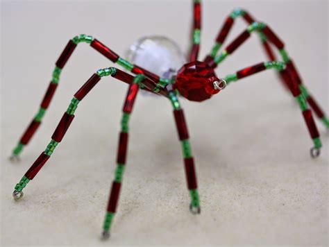 Beading The Bead World Way Festive Christmas Spider Tutorial