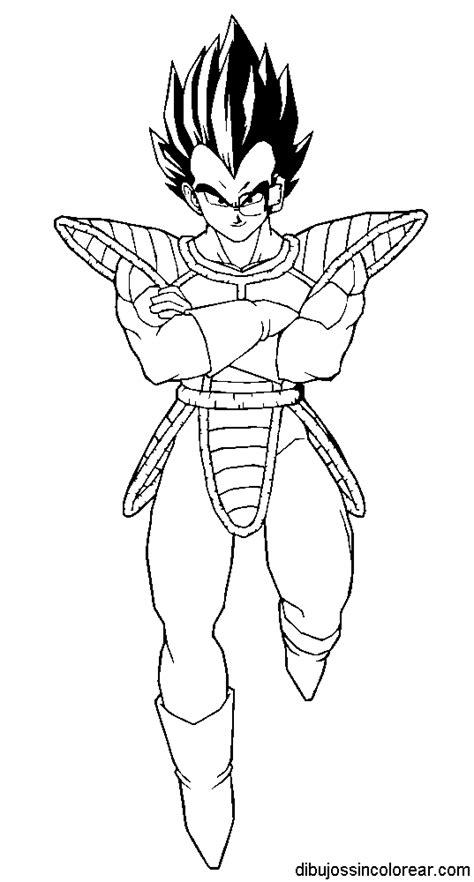 Dibujos De Super Saiyan Vegeta Para Colorear Para Colorear Pintar E