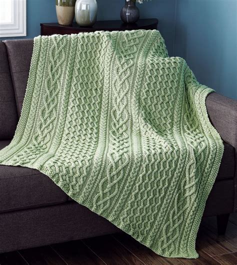 Braided Cables Afghan Cable Afghan Knitting Patterns Free Blanket