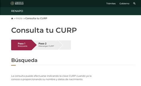 Cómo puedo consultar mi CURP gratis por internet