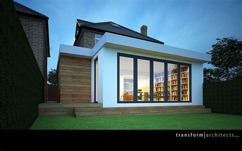 Small Beautiful Bungalow House Design Ideas Flat Roof Extension Bungalow