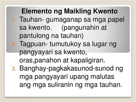 Elemento Ng Maikling Kuwento Bahagi Ng Maikling Kuwento Filipino