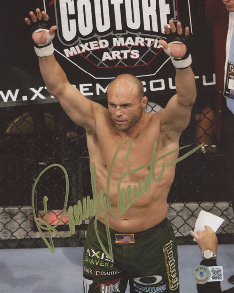 Randy Couture Signed Ufc 8x10 Photo Beckett Pristine Auction