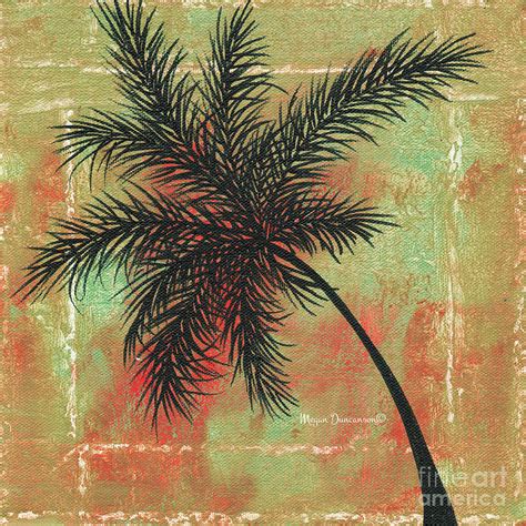 Abstract Floral Fauna Palm Tree Leaf Tropical Palm Splash Abstract Art