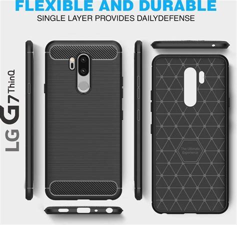 DrPhone LG G7 ThinQ Hoesje Geborsteld TPU Case Ultimate Drop Proof Siliconen Case Bol Com