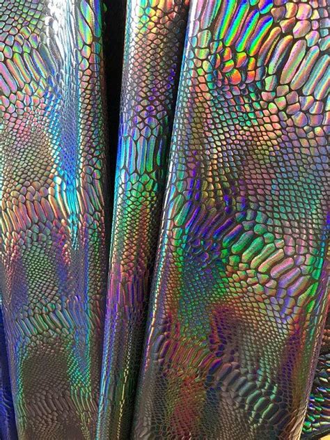 Poly 95%, spandex 5% with foil print, 250g/yard, 58, 2 way stretch, made in south korea usage: Iridescent Cobra Skin Stretch Spandex Fabric By The Yard ...