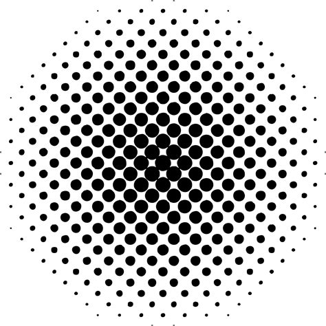Gambar Lingkaran Dot Bunga Desain Vektor Clipart Ling