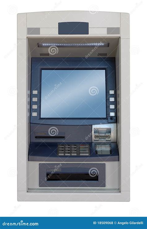 Atm Machine Front View Royalty Free Stock Photos Image 18509068