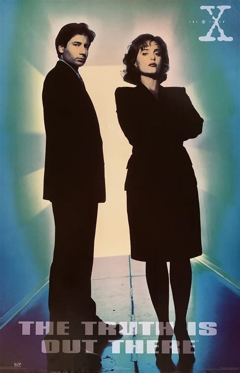 X Files The Truth Is Out There 1995 Out Of Print Poster 23 X 35 X