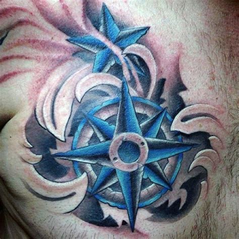 Women can choose star chest tattoos as they can extend to the neck region for those who want large designs. 80 Nautical Star Tattoo Designs For Men - Manly Ink Ideas