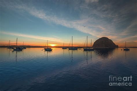Sunset At Morro Bay Photograph By Hanna Tor Fine Art America
