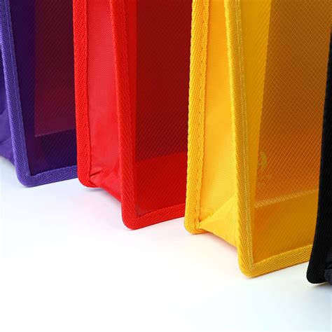 Fasmov 7 Pack A4 Plastic Wallet Folder Envelopewaterproof Poly