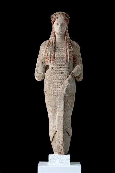 Statue Of A Koré 520510 Bc Marble © Acropolis Museum Athens Αcr