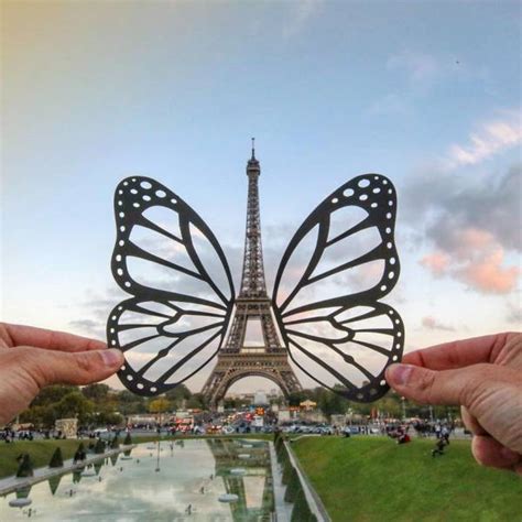Real Artist Transforms Famous Landmarks Using Only Paper Others