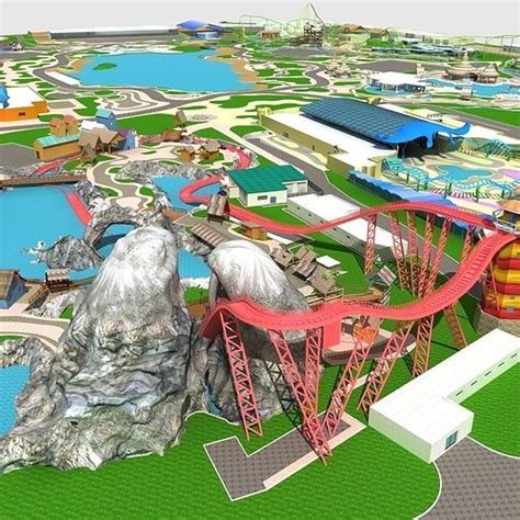 Amusement Park 3d Model Cgtrader