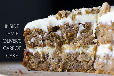Add all but 1 tablespoon of the chopped walnuts and mix again. JAMIE OLIVER'S CARROT CAKE ~ ZOMTBAKES