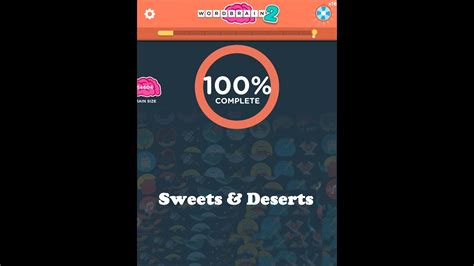 Wordbrain 2 Sweets And Desserts Answers Youtube