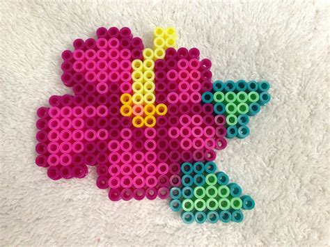 Perler Bead Flower Perler Bead Art Mini Hama Beads Easy Perler Bead