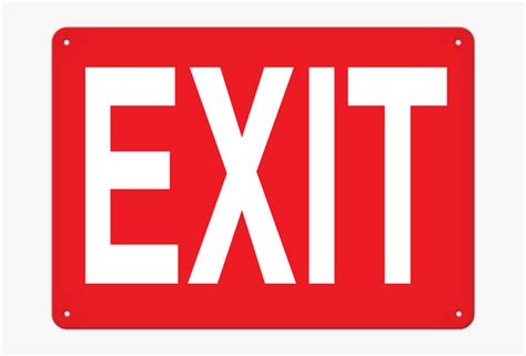 Free Printable Exit Signs