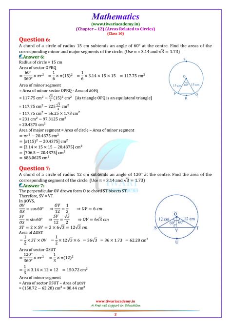 Ncert Solutions For Class 10 Maths Ch 12 Ex 121 China